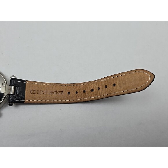 Steinhausen Marquise Automatic Watch Moon Phase Triple Calendar Silver Black - Picture 12 of 13